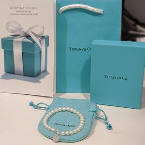 NEW Tiffany Ziegfeld Collection Pearl Bracelet